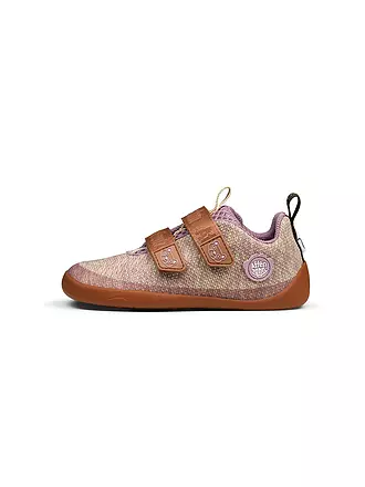 AFFENZAHN | Scarpe barefoot per bambini KNIT HAPPY Flamingo | beige
